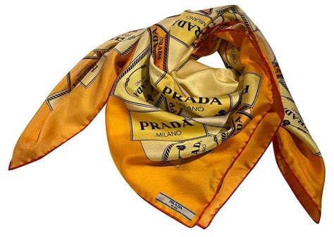 prada silk scarf outlet|prada scarf sale.